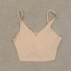 Reformation Ribbed Cropped Tank